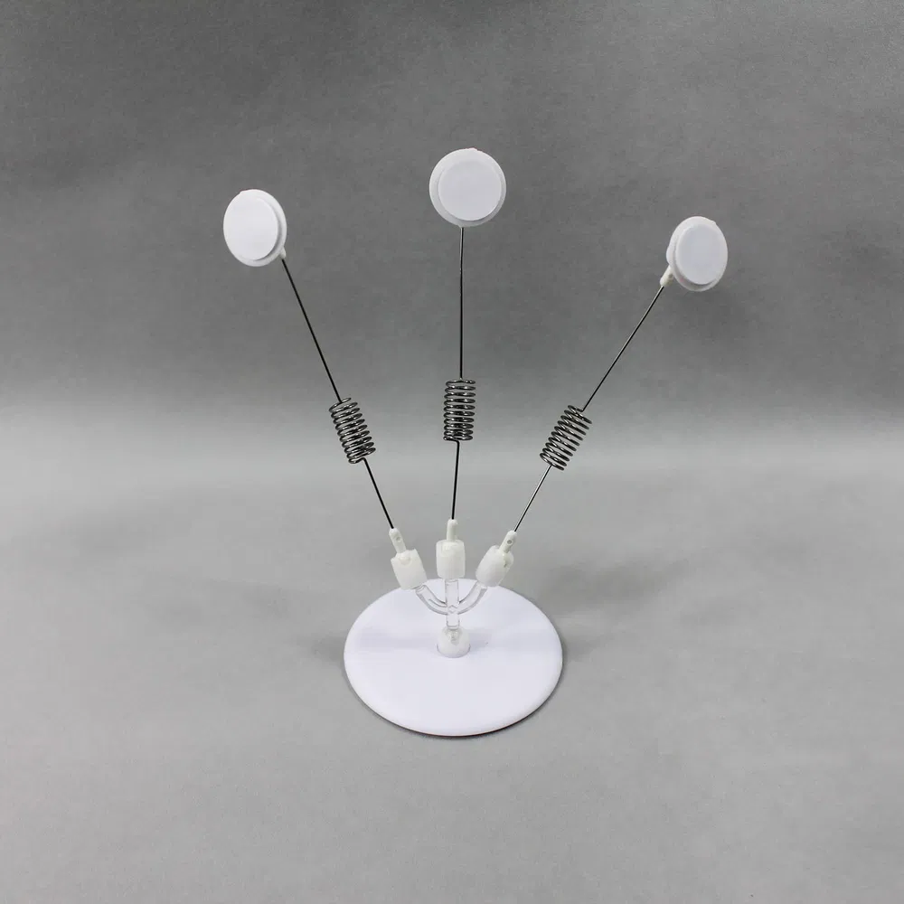 Supermarket Multi Spring Round Base Plastic Label Holder Clip