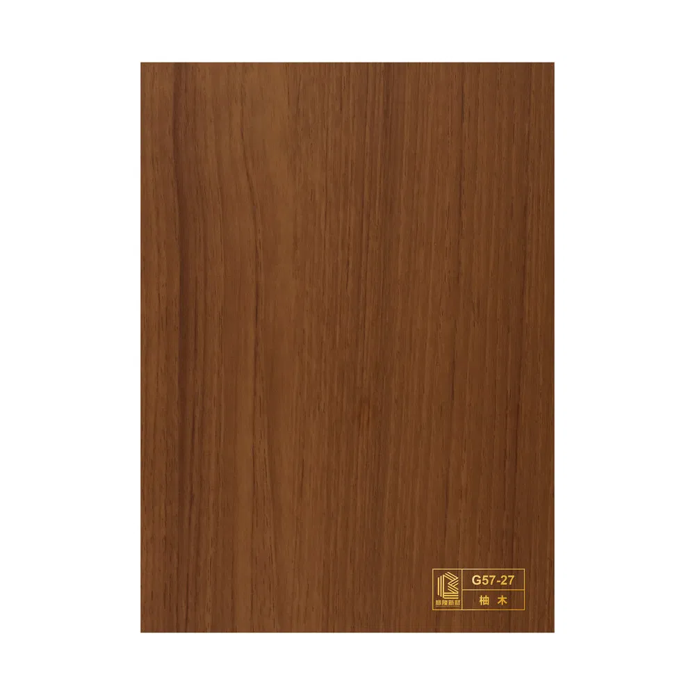 Impact Resistance Wood Grain Anti Scratch PVC Film for Headboard Background Wall