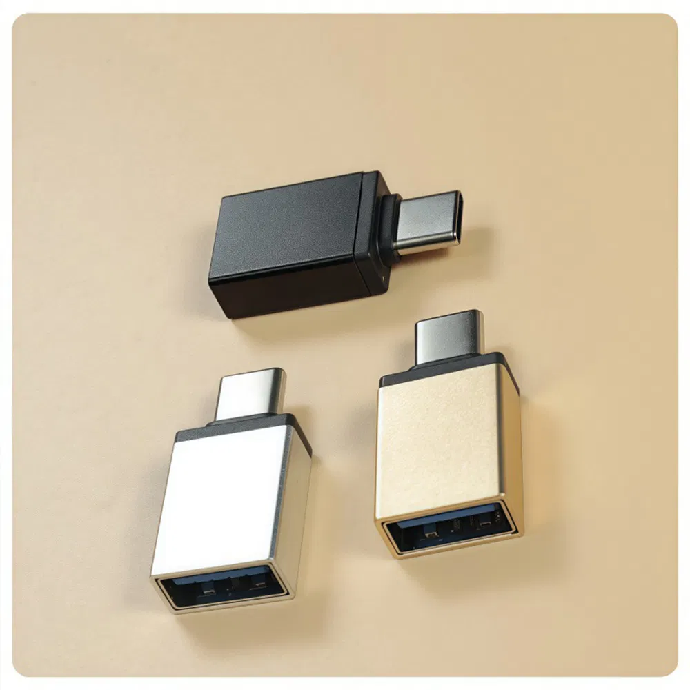 Адаптер OTG Type-C USB 2.0 для подключения флешек и клавиатур