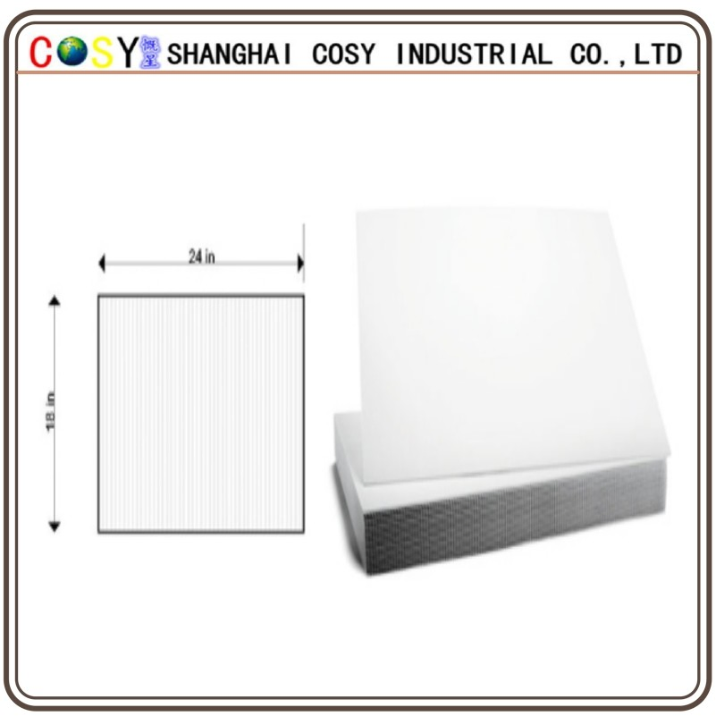 100% Virgin Polypropylene PP Flute Plastic Hollow Sheet