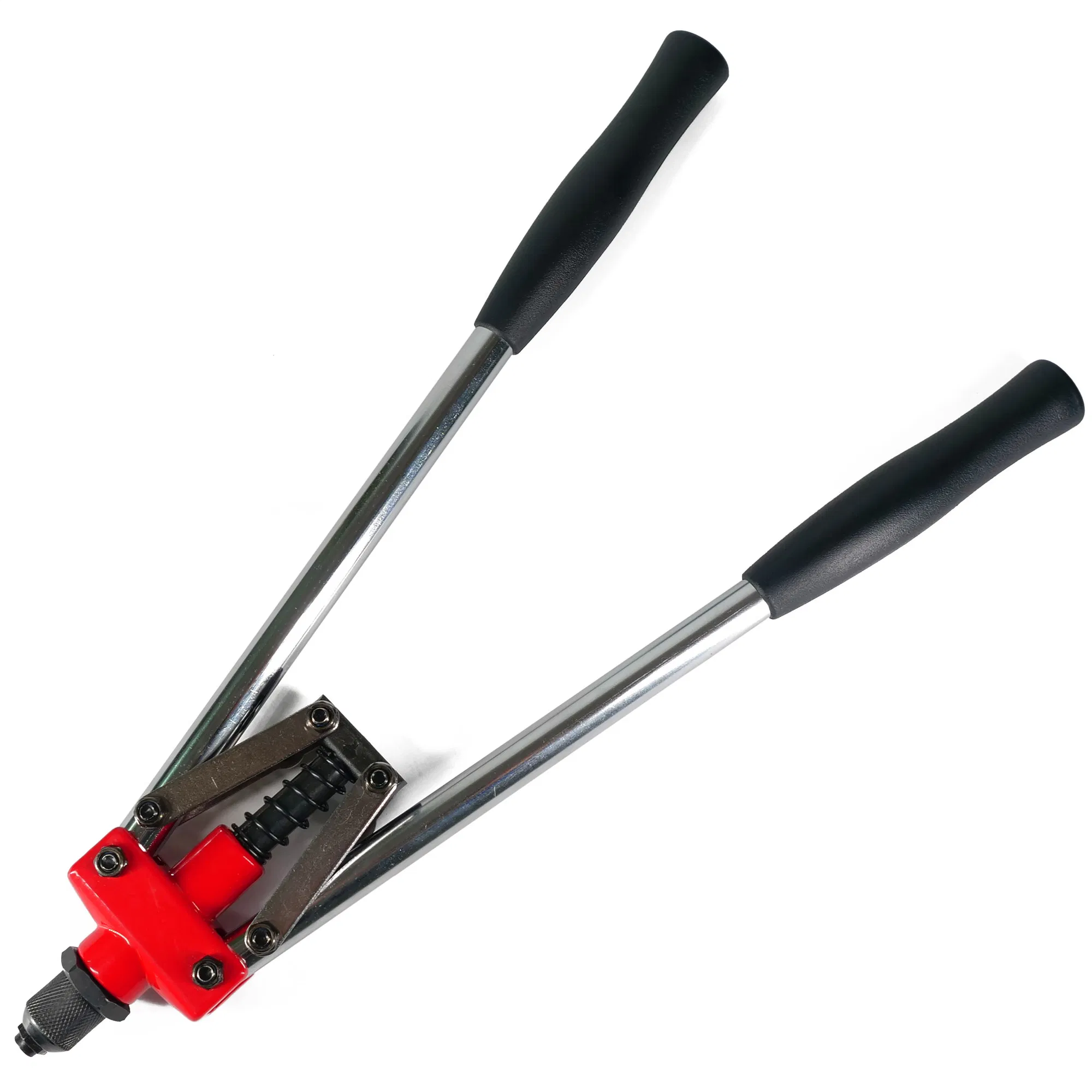 17" Riveting Tools Bimanual Rivet Gun Heavy Duty Long Arm Hand Riveter