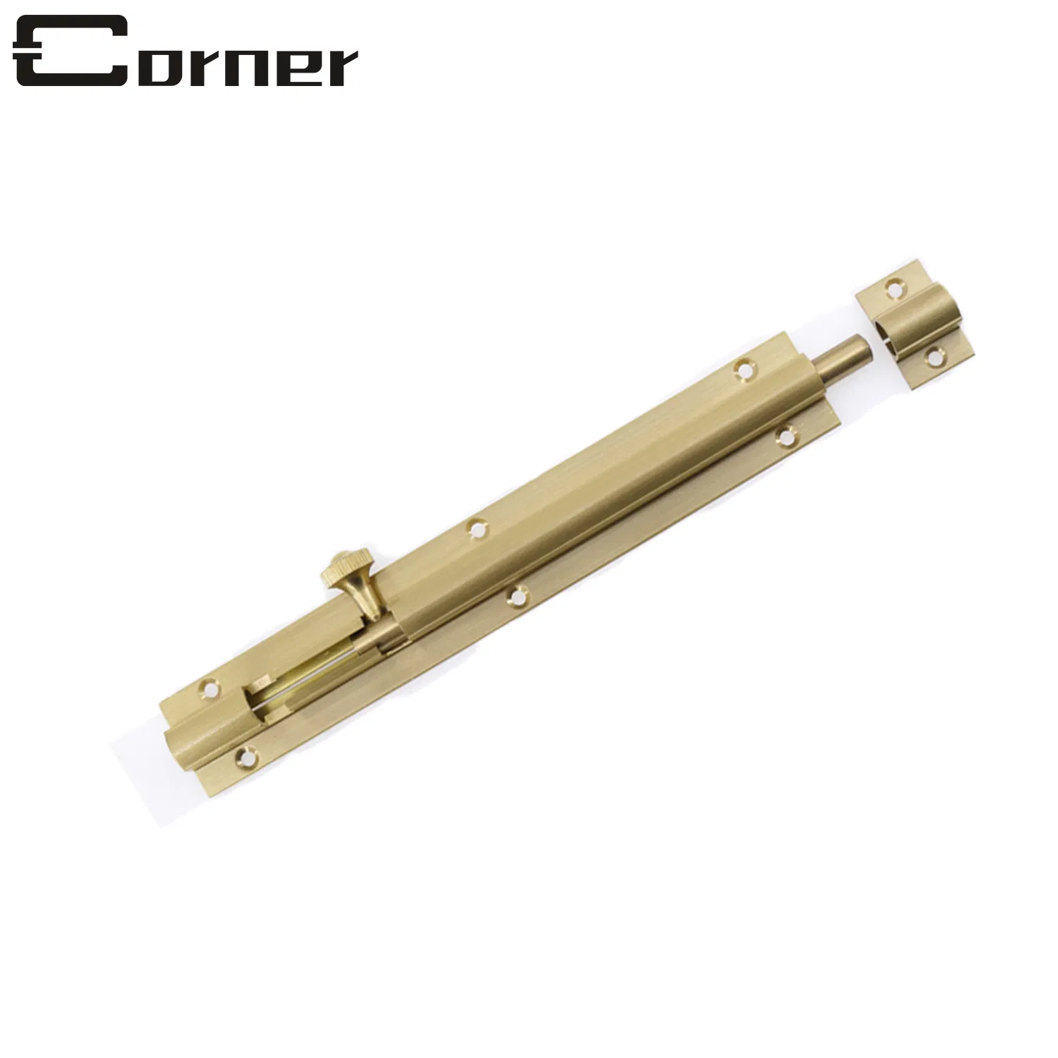 Modern Brass Mounted Floor Door Lock Bolt Bathroom Tower Bolt