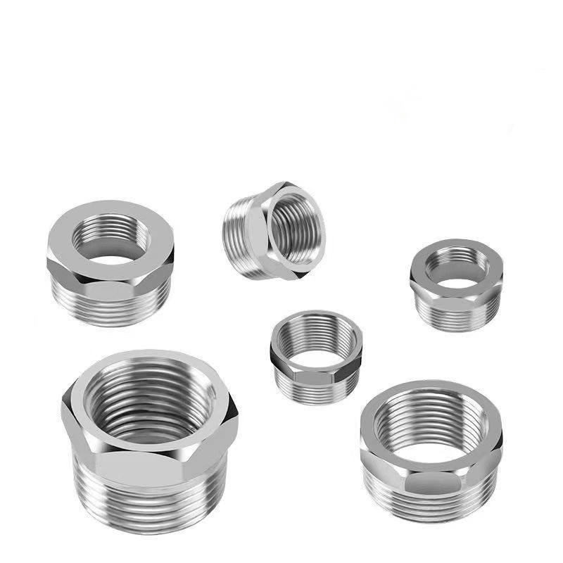 Custom CNC Machining Stainless Steel Pipe Reducer Bushing