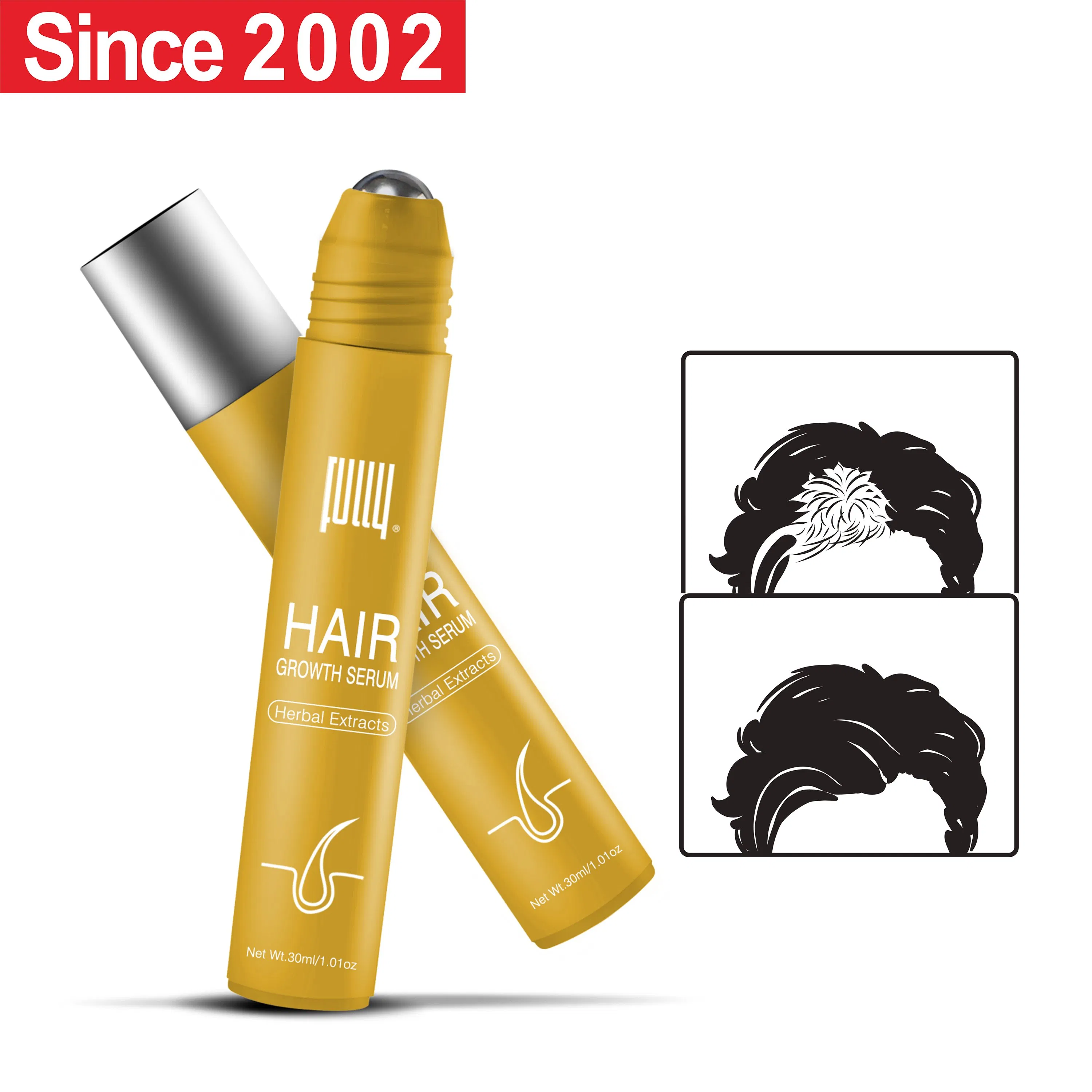 Factory Wholesale Price Fully Herbal Extracts Hair Growth Serum for Hair Loss Treatment Hair Oil