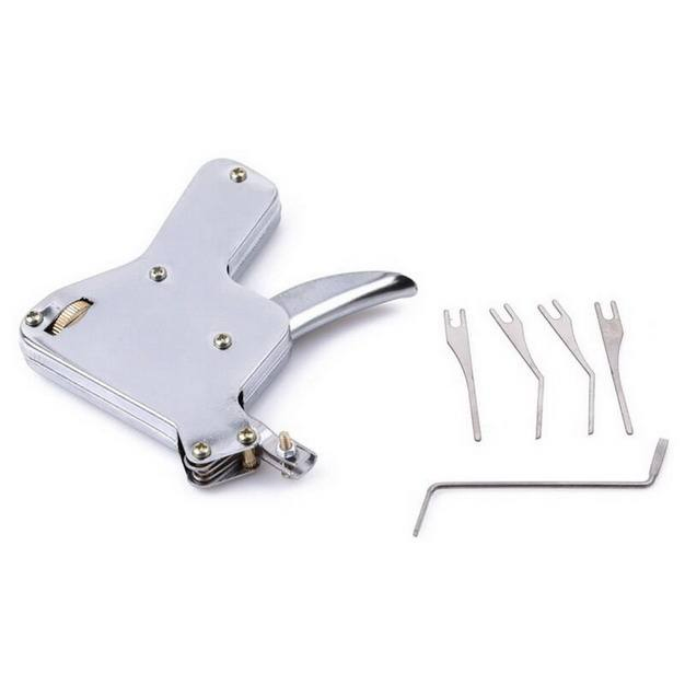 Stainless Steel Door Opener Locksmith Tool Padlock Repair Tools Kit Lock Pick Gun