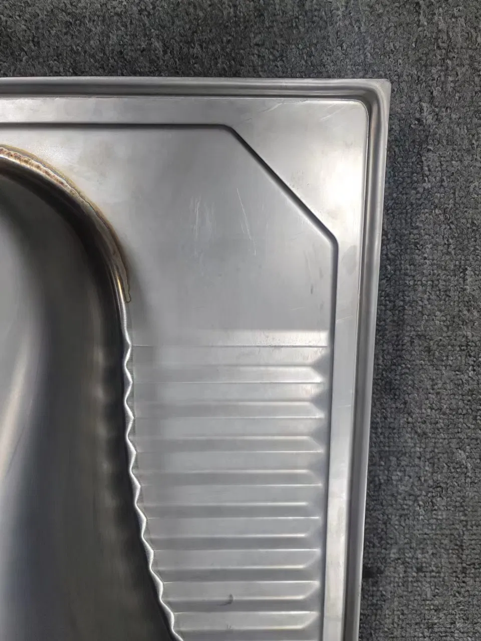 Premium Sanitary Ware Stainless Steel Squatting Pan for Modern Bathrooms