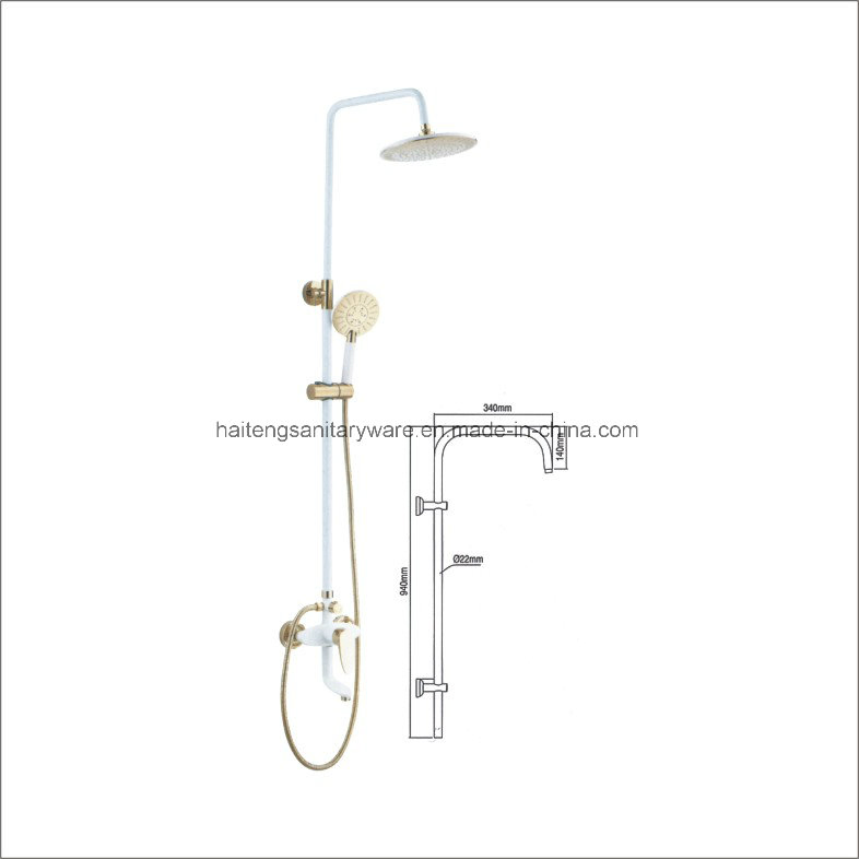 High Sliding Bar Shower Set