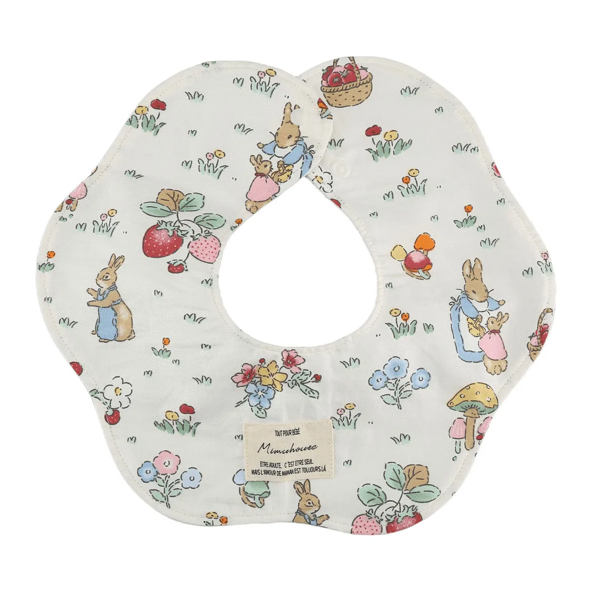 360° Rotatable a-Class Cotton Waterproof Baby Bibs