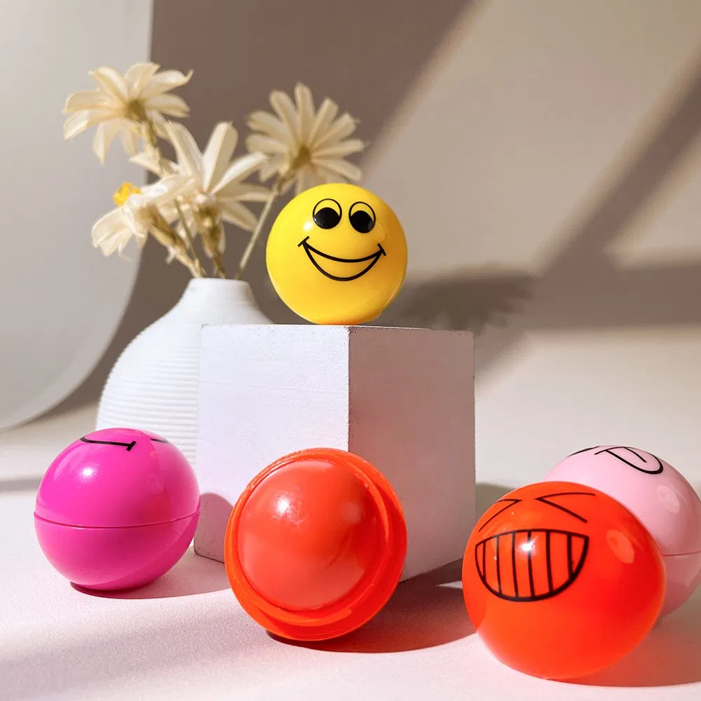 Private Label Spherical Lip Balm Customized Flavor Lip Moisturizing Ball 12g