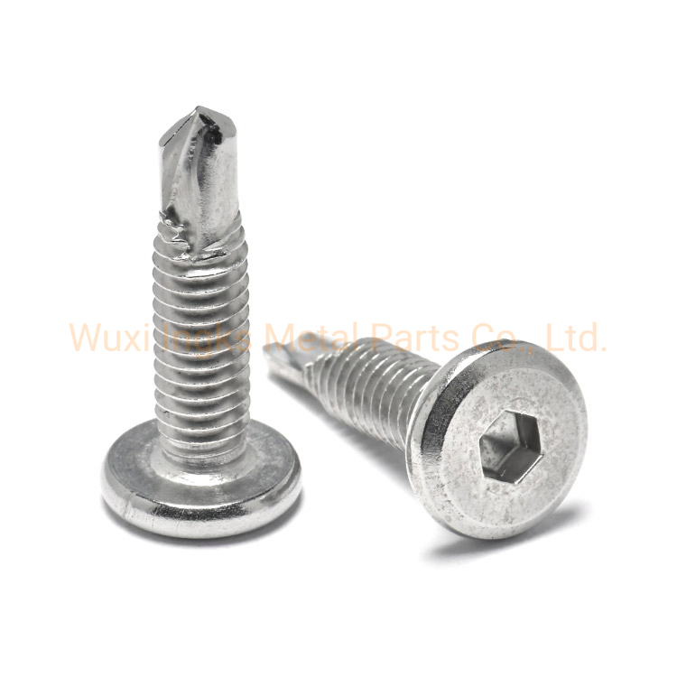 Stainless Steel 304 316 410 Phillips Csk Flat Pan Hex Head Self Roofing Drilling Screws for Sheet Metal