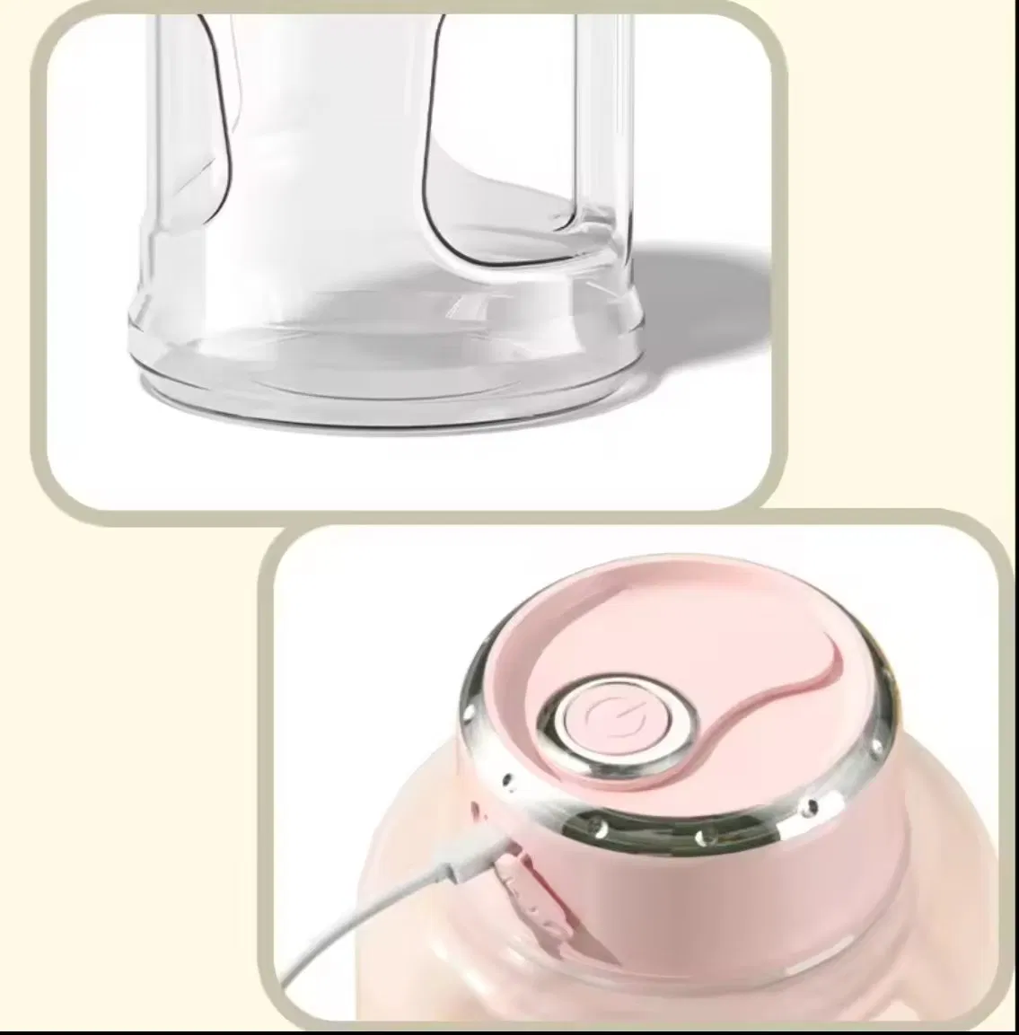 Electric Juicer Portable Bottle Mixer Fruit Juicer Cup Blender USB Charging Orange Lemon Blender