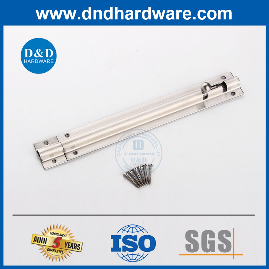 Stainless Steel Door Hardware 8 Inches Door Flush Bolt