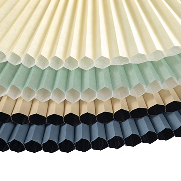 300cm Wide O Shape Cellular Honeycomb Blind Woven Fabric