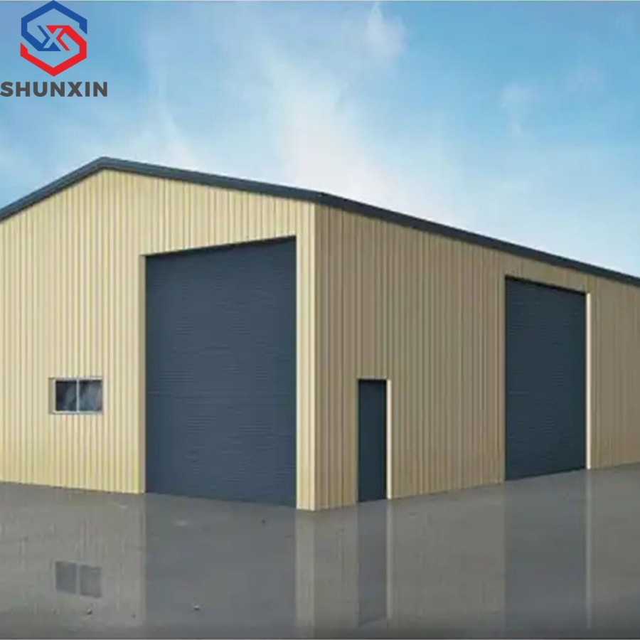 Prefab Durable Galvanized Construction Workshop Building Shed Steel Structure Warehouse