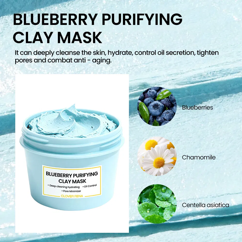 Private Label OEM Black Dead Sea Mud Mask Pore Cleansing Facial Mask Moisturizing Black Mud Clay Musk