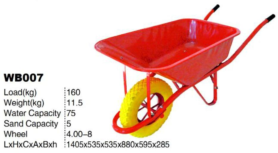 Competitive Price Wheelbarrow 3800 for South Africa Market