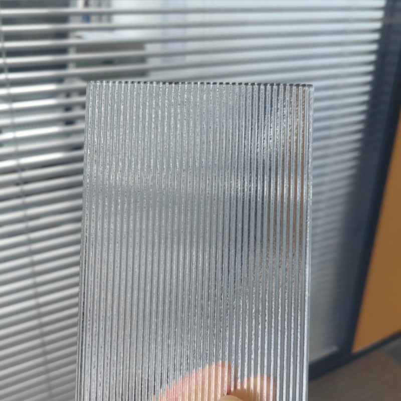 Crystal Clear Moru Pattern Glass and Flutelite-B Pattern Glass for Building