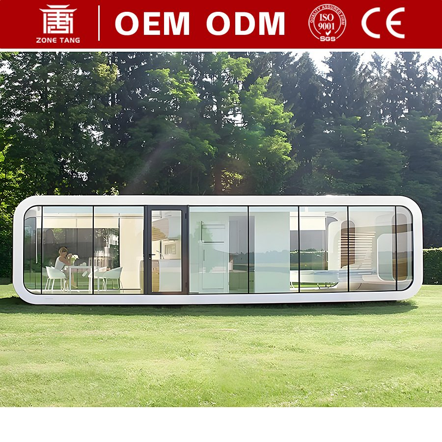 Best Temporary Customize Expanding Container Manufactured Homes Apple Capsule House
