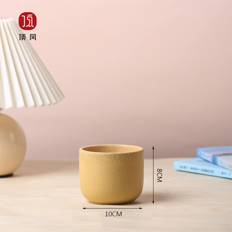 Горшок керамический круглый для цветов