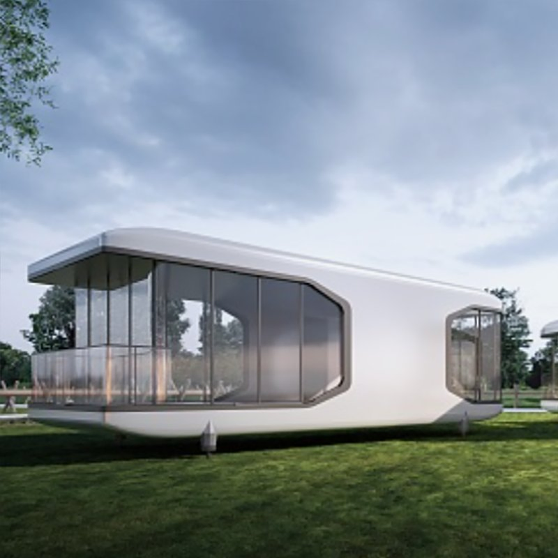 Innovative Capsule Unit Space Capsule House Prefabricated Room Modern Tiny Home Apple Cabin Commercial Space Capsule House Mobile Home Space Capsule House
