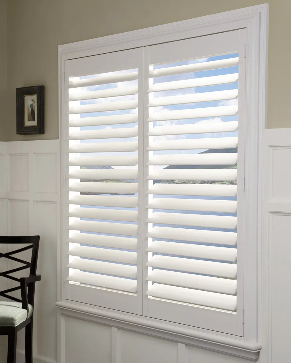 Good Quality PVC Window Plantation Shutters Directly From China Factory