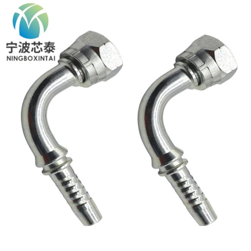 Bsp Female 90 Degree Cone Hose Fittings Carbon Steel Hydraulic Fittings