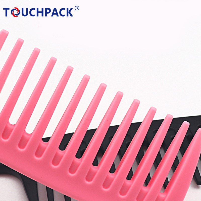 Plastic Hair Come Wide Tooth Comb Custom Printing