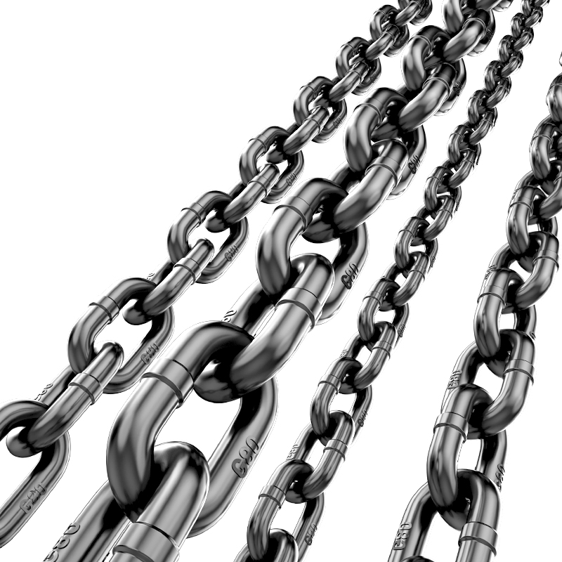 G80 Chain Electroplated Zinc Coated Grade80 Welded Alloy Steel Lifting Chain