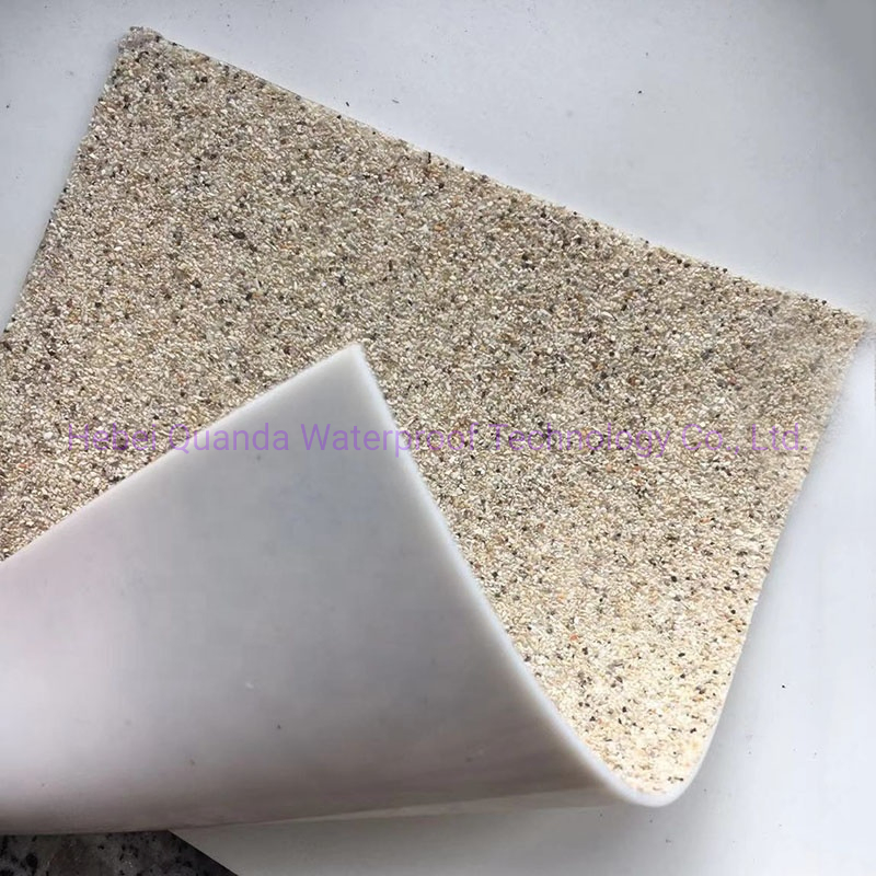 HDPE High Density Polyethylene Pre-Applied Self-Adhesive Waterproof Roofing Membrane for Cellar with Sanding