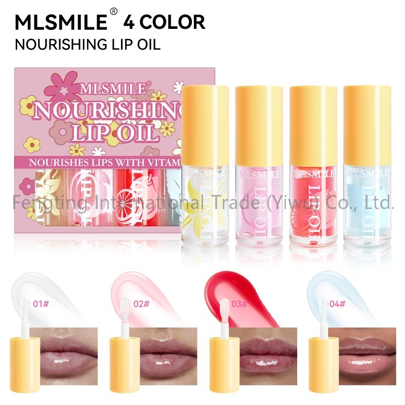 Wholesale Moisturizing Fruit Fat Oil Shimmer Lip Gloss Private Label Lip Plumper Gloss Kit Natural Nourishing Mineral Lip Balm