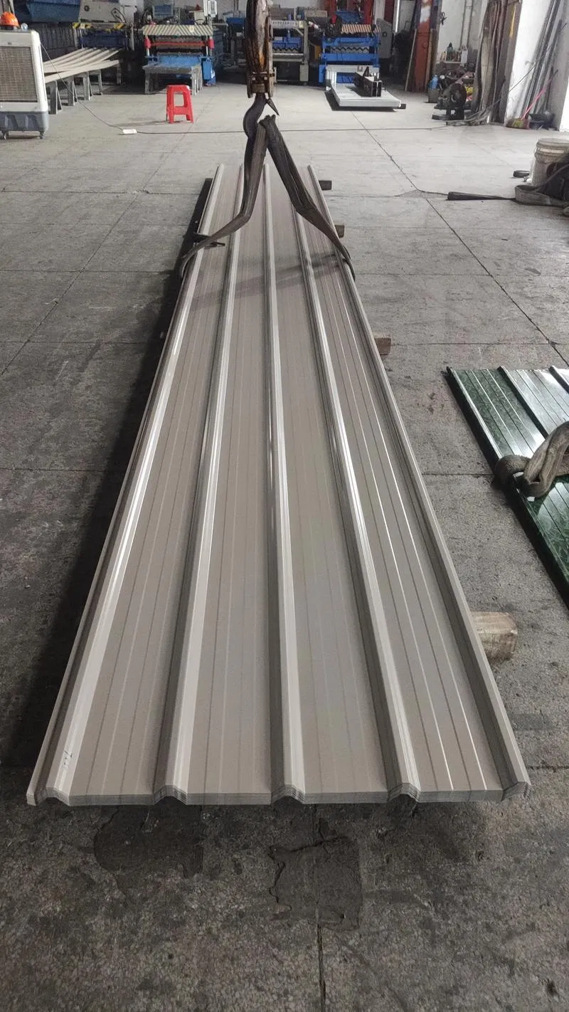 Color Painted Natural Stone Coated Steel Roof Tiles Building Material