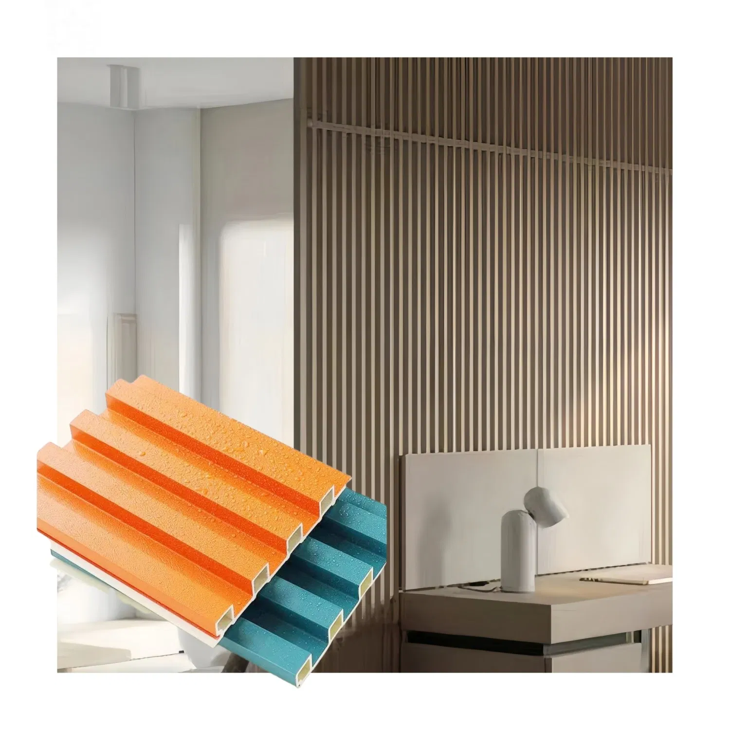 Low Price Reasonable WPC Ceiling Panel 3D Exterior Outdoor Decorative WPC Exterior WPC Panel