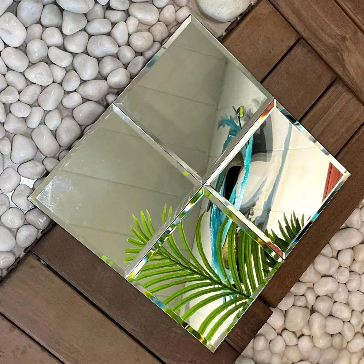 Самоклеящаяся мозаика из стеклянного зеркала