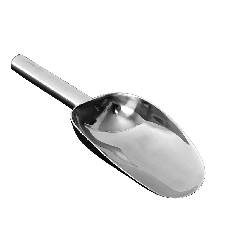Shianku Food Grade Round & Smooth Industrial 304 Stainless Steel Flat Mouth Shovel