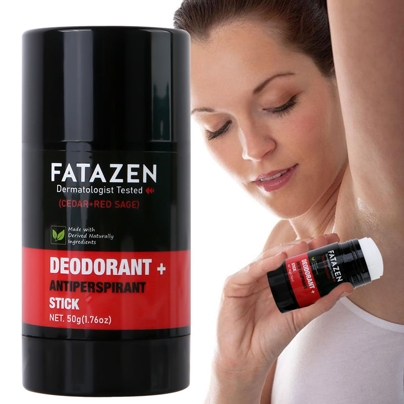 Private Label Dermatologist Tested Deodorant Anti-Odorant Stick Natural Cedar Red Sage Fragrance Sweat Odor Balm Deodorant Stick
