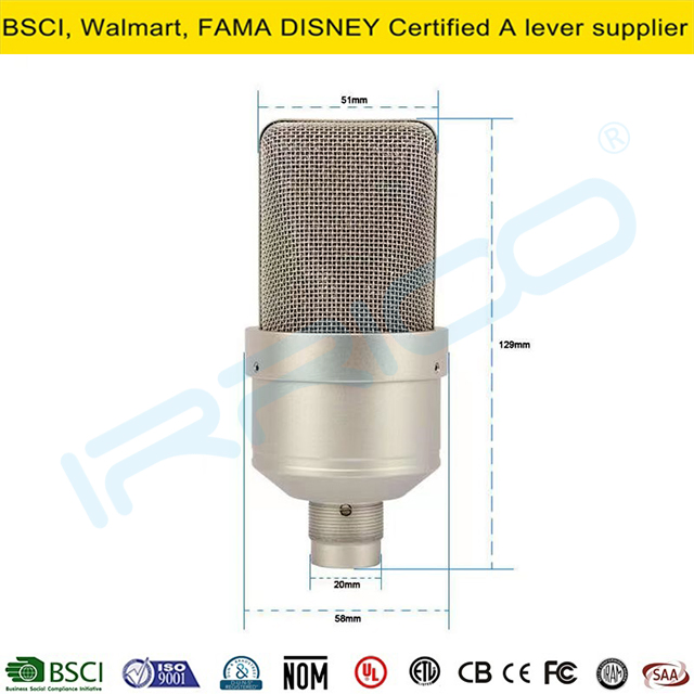 Microphone Condenser Studio Recording Studio Microphone Recording for Live Microphone