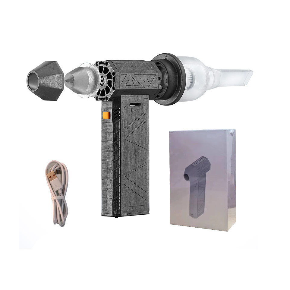 2024 Most Powerful Mini Cordless Turbo Jet Blower for Car Drying Small Dry Car Leaf Cleaning Blower Portable Air Gun to Cars