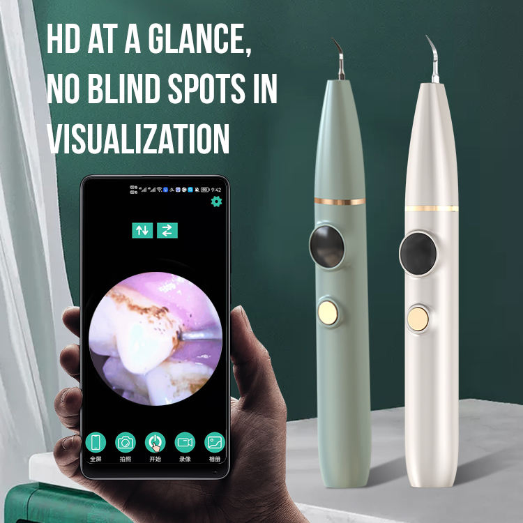Jssan New Dental Visible Electric Sonic Tooth Cleaner Smart APP Plaque Calculus Remover Oral Camera