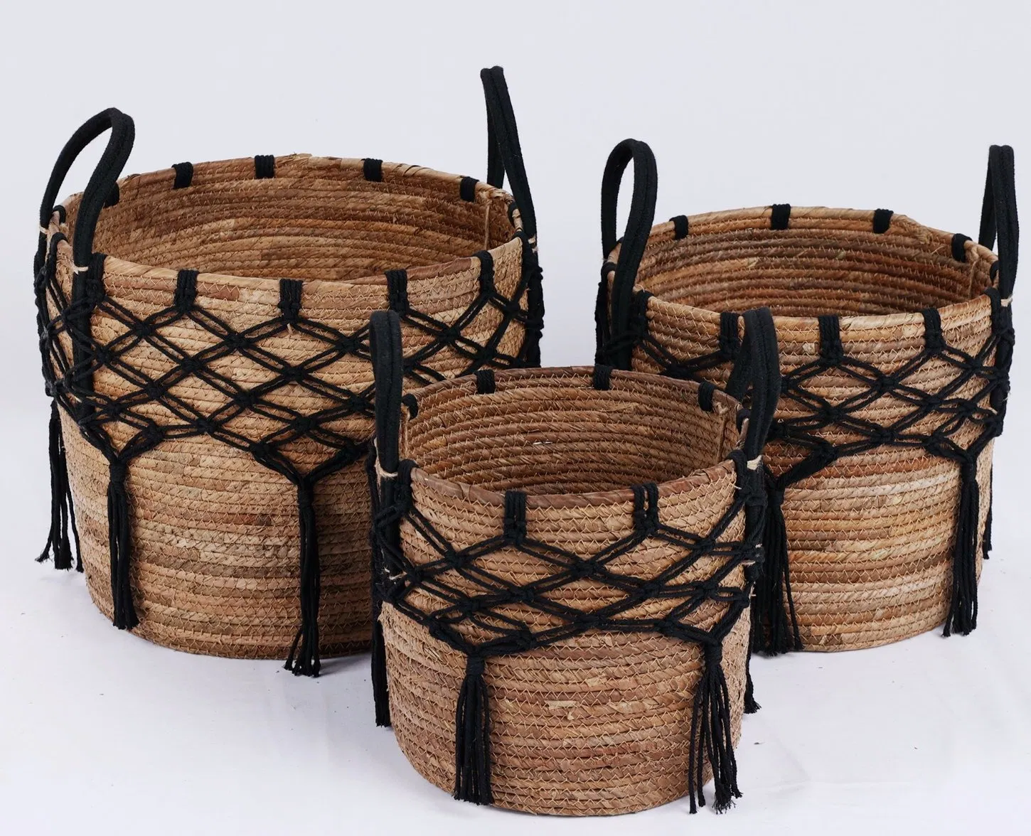 Banana Leaf Storage Basket Handmade Laundry Hamper