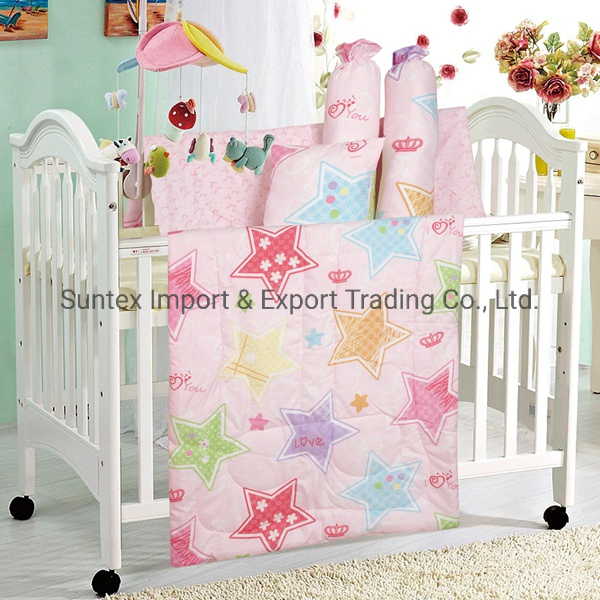 100% Cotton 4PCS Baby Comforter Set Manufacturer