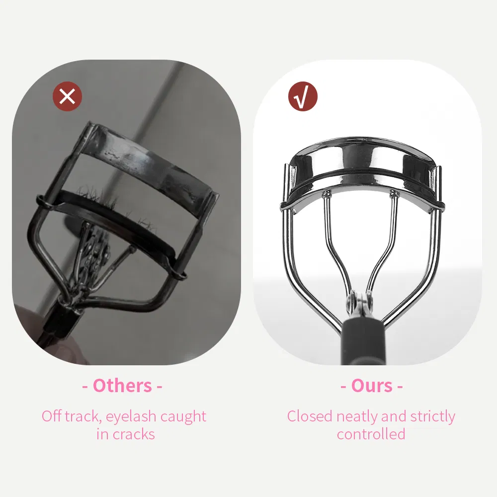 New Style Lashes Eyelash Curler Stainless Steel Custom Logo Color Makeup Eye Lash Curler