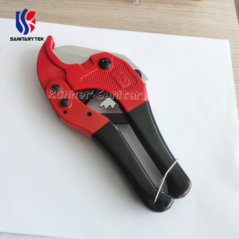 Plastic Pipe Cutter 42mm for PVC, CPVC, Pex, PE, PPR Red