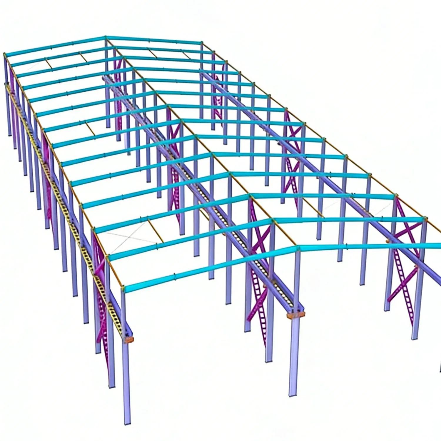 ASTM EU Prefabricated Heavy Structural Steel Frame Beam Truss Construction Building Structure
