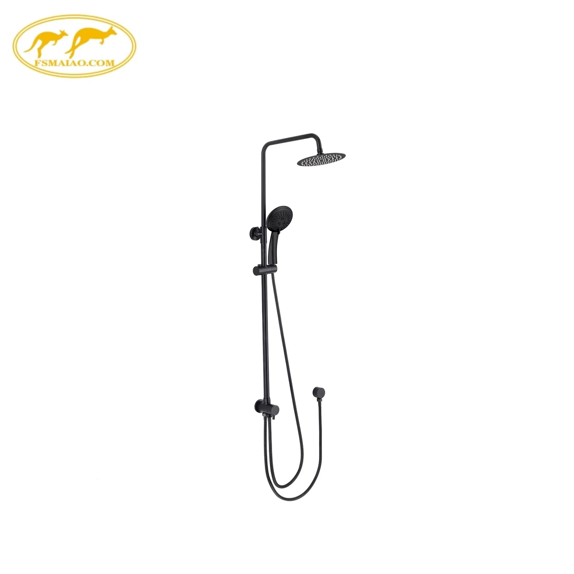 Watermark Wels Standard Bathroom Round Wall Mounted Shower Set