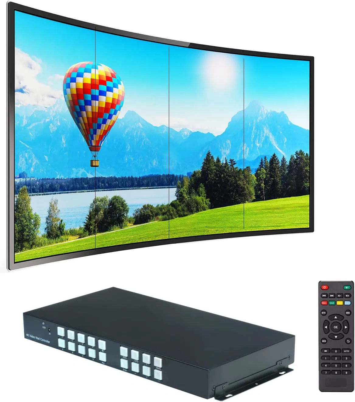 Коммутатор KVM 4x5 4K60 4:4:4 с Multiview