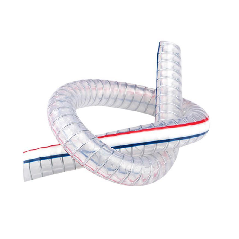 PVC Spiral Reinforced Water Suction Hose Spring Hose with Seel Wire