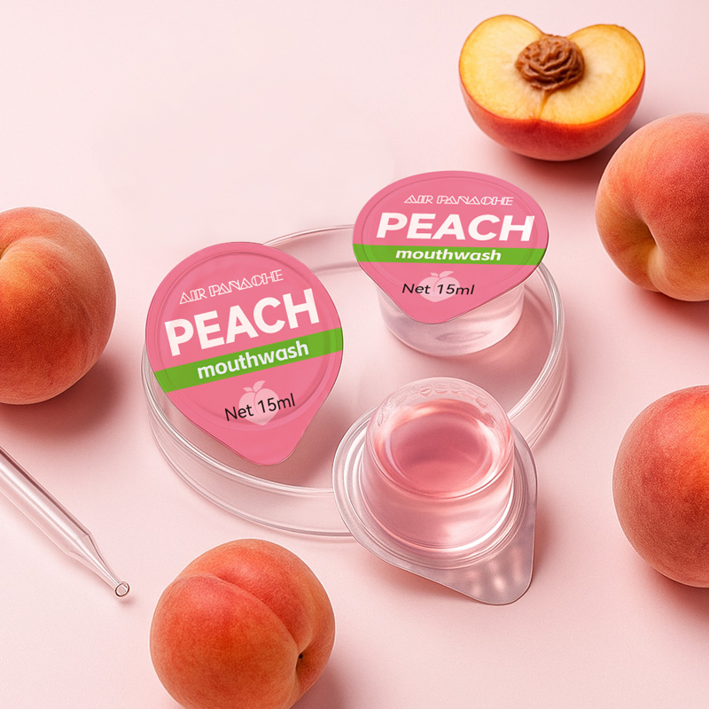 Customization One Time Use Travel Single Size Portable Mini Gentle Peace Mouthwash Mouth Rinse Oral Rinse Cups Capsules