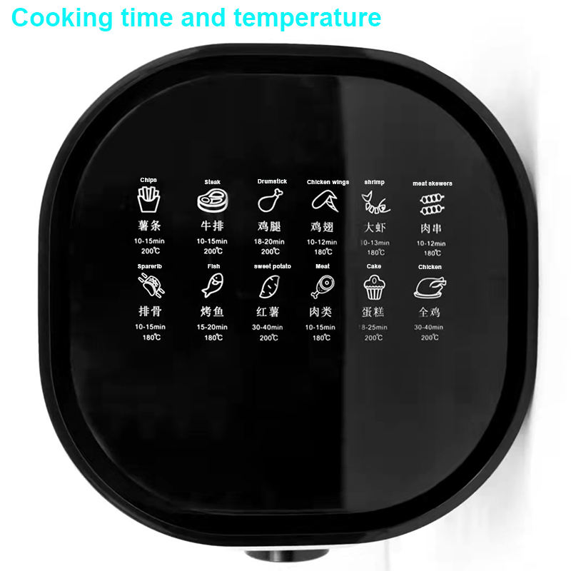 Professional Custom 2022 New Design 5L Household Electric Digital Air Fryer