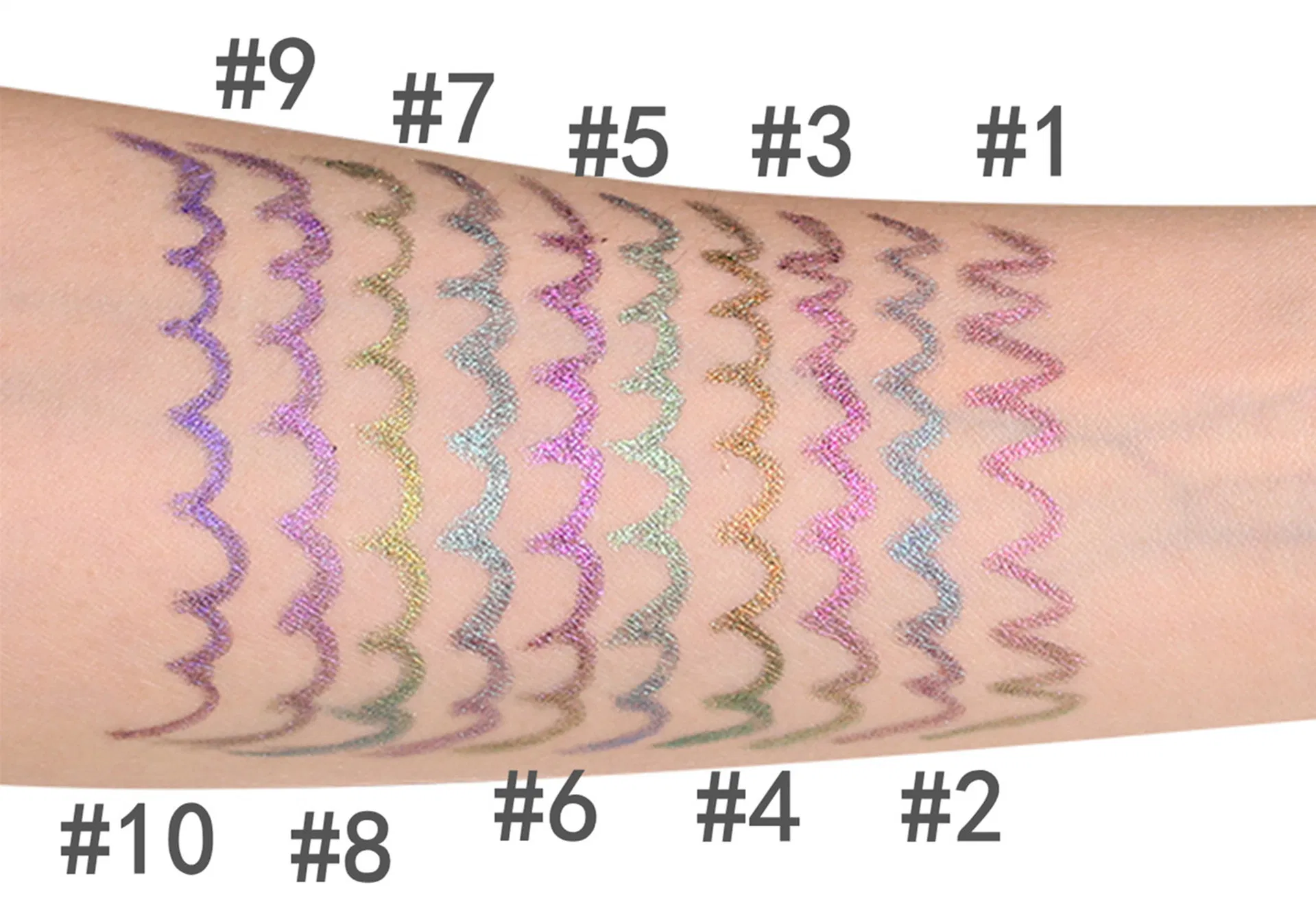 Chameleon Eyeliner Glue Pen Pearlescent Eyeliner Pen Waterproof Oil Proof Stain Lasting Eyeliner