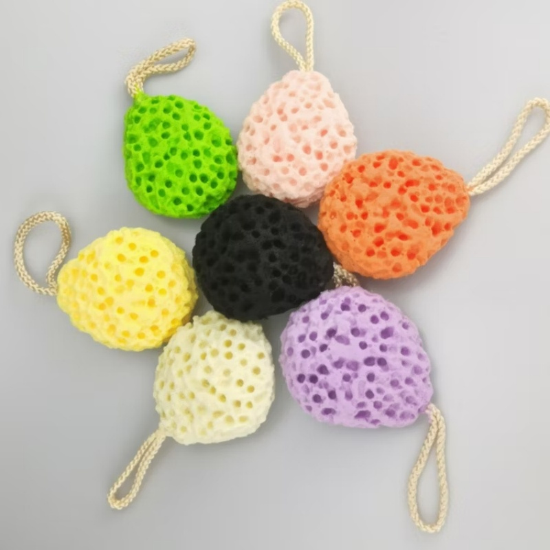 Bath Natural Polyurethane (PU) Exfoliating Sponge Cleaning Ball Baby Bath Shower Soft and Durable Body Sponge